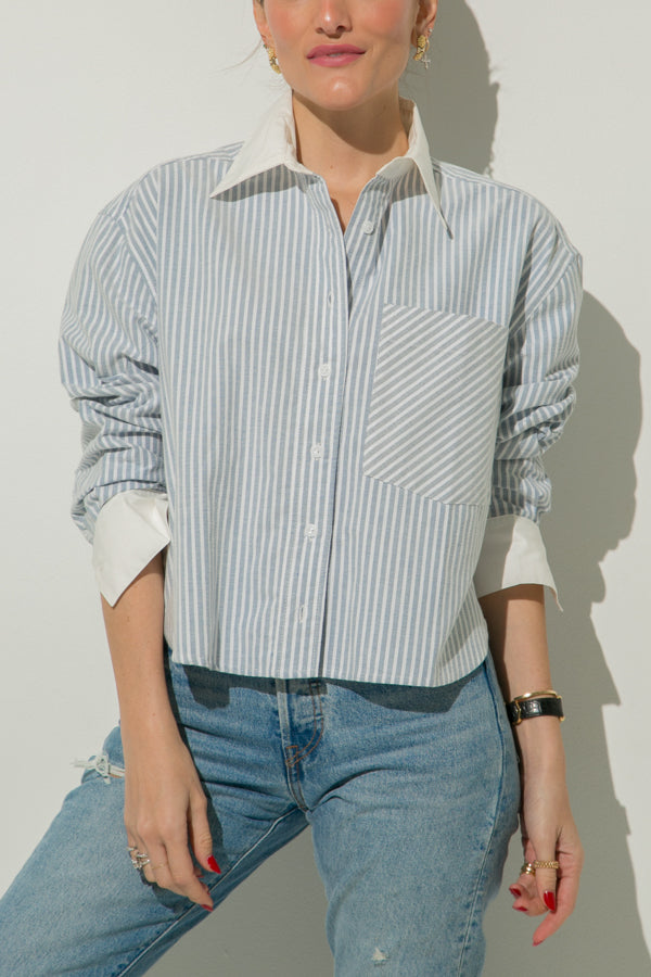 BLEU OXFORD SHIRT